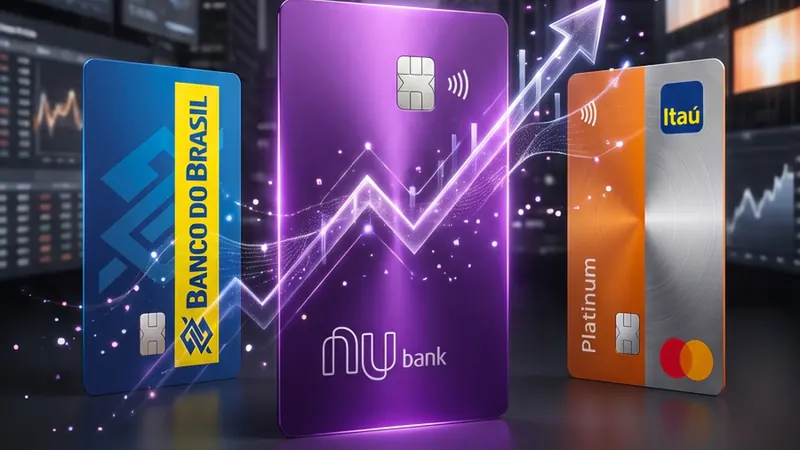 Nubank lucra R$ 5,5 bilhões, supera Banco do Brasil e iguala Itaú no varejo