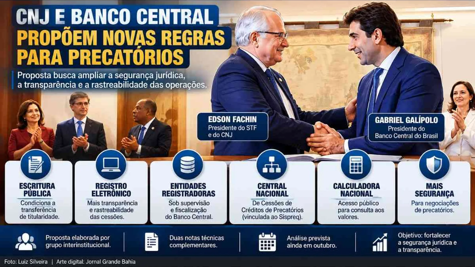 CNJ e Banco Central propõem novas regras para dar mais segurança à negociação de precatórios