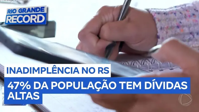 Inadimplência atinge quase 47% dos adultos no RS, mais de 4 milhões de gaúchos